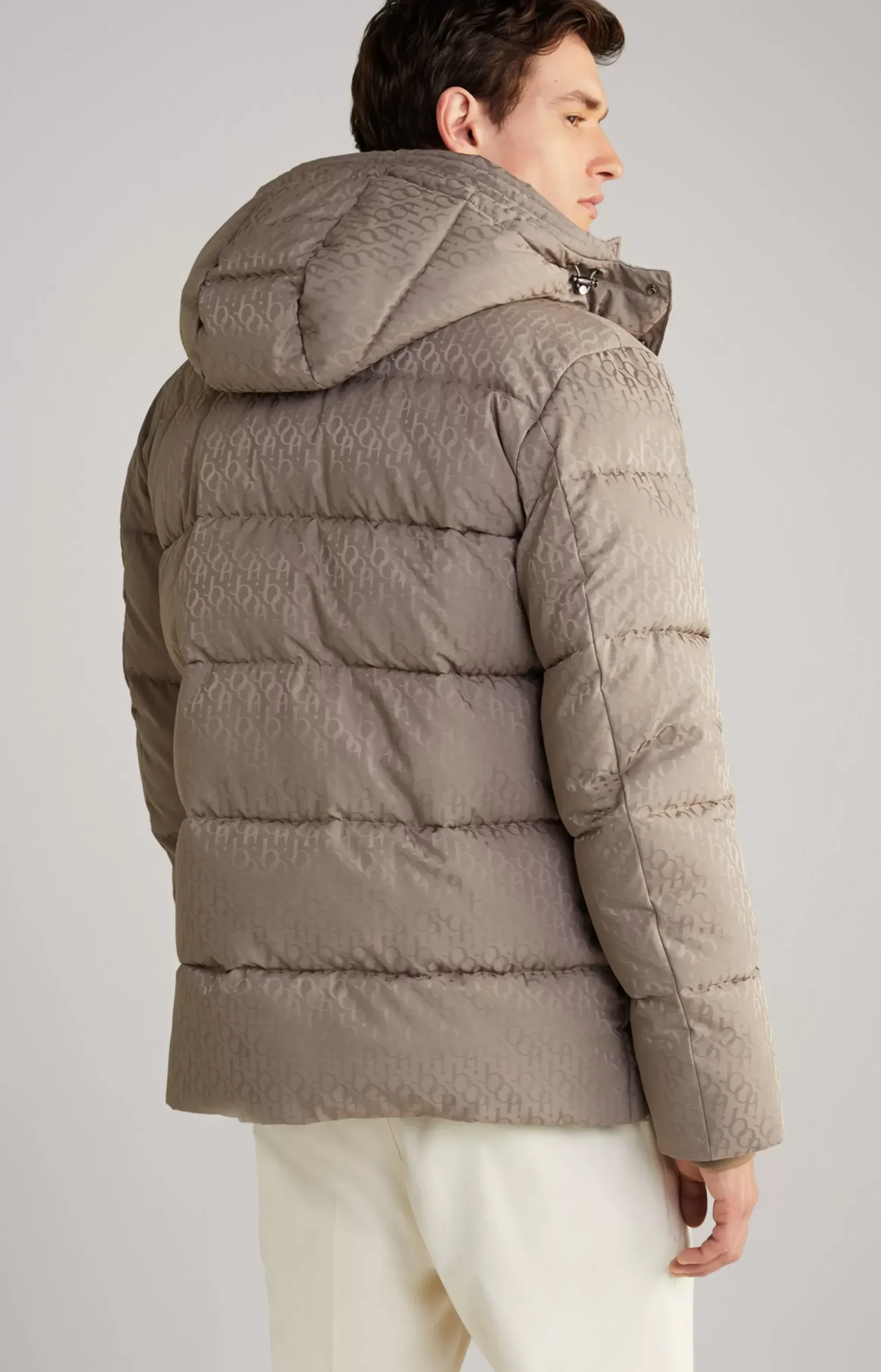Vastos Quilted Jacket in Light Brown