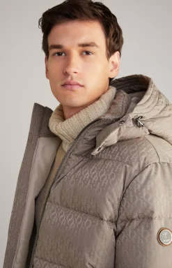 Vastos Quilted Jacket in Light Brown