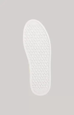 Velluto Stampa New Daphne Trainers in Beige