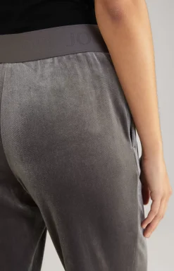 Velvet Trousers in Grey