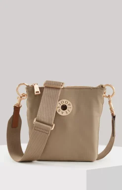 Vita Puro Salvia Shoulder Bag in Beige