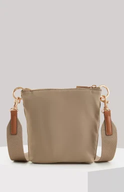 Vita Puro Salvia Shoulder Bag in Beige
