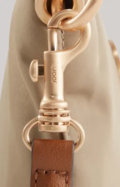 Vita Puro Salvia Shoulder Bag in Beige