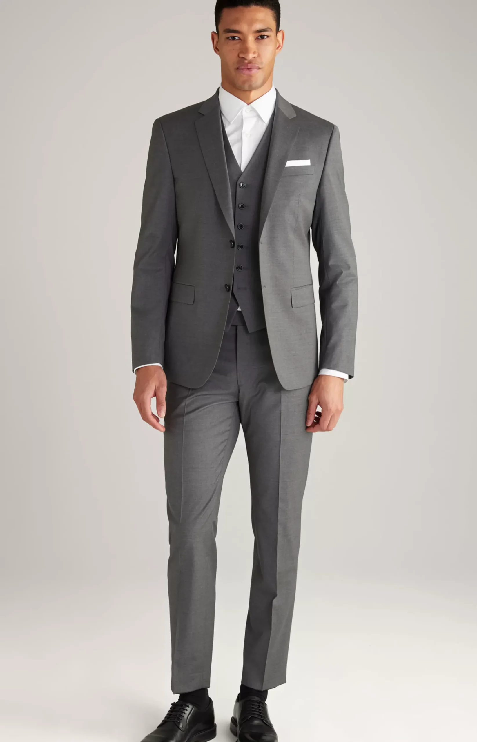 Wackno Modular Suit Waistcoat in Grey