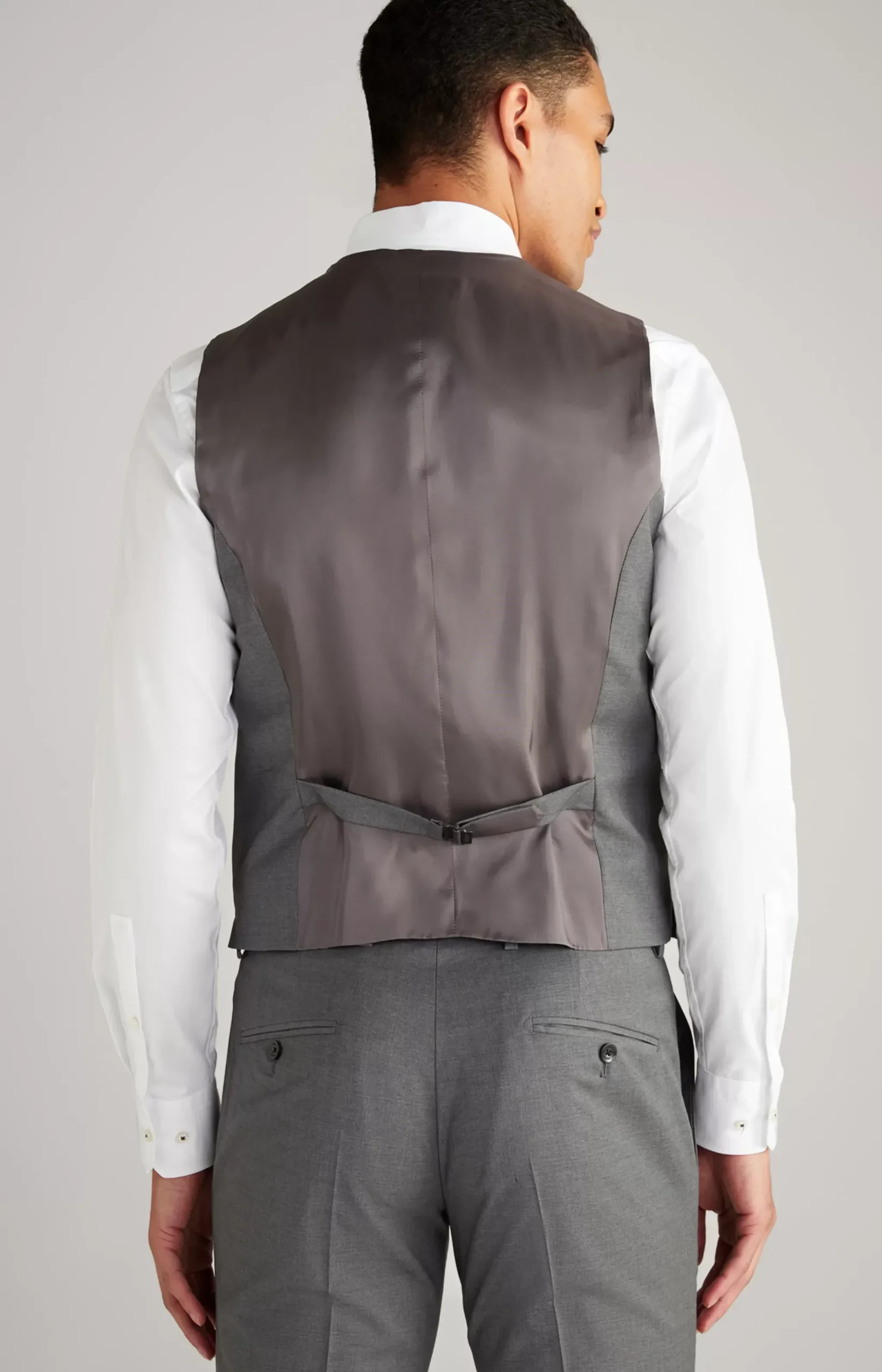 Wackno Modular Suit Waistcoat in Grey