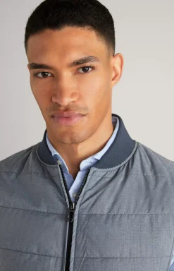 Wilmot Quilted Waistcoat in Blue