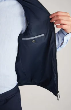 Wilmot Quilted Waistcoat in Blue