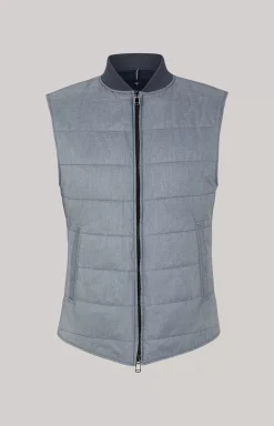 Wilmot Quilted Waistcoat in Blue