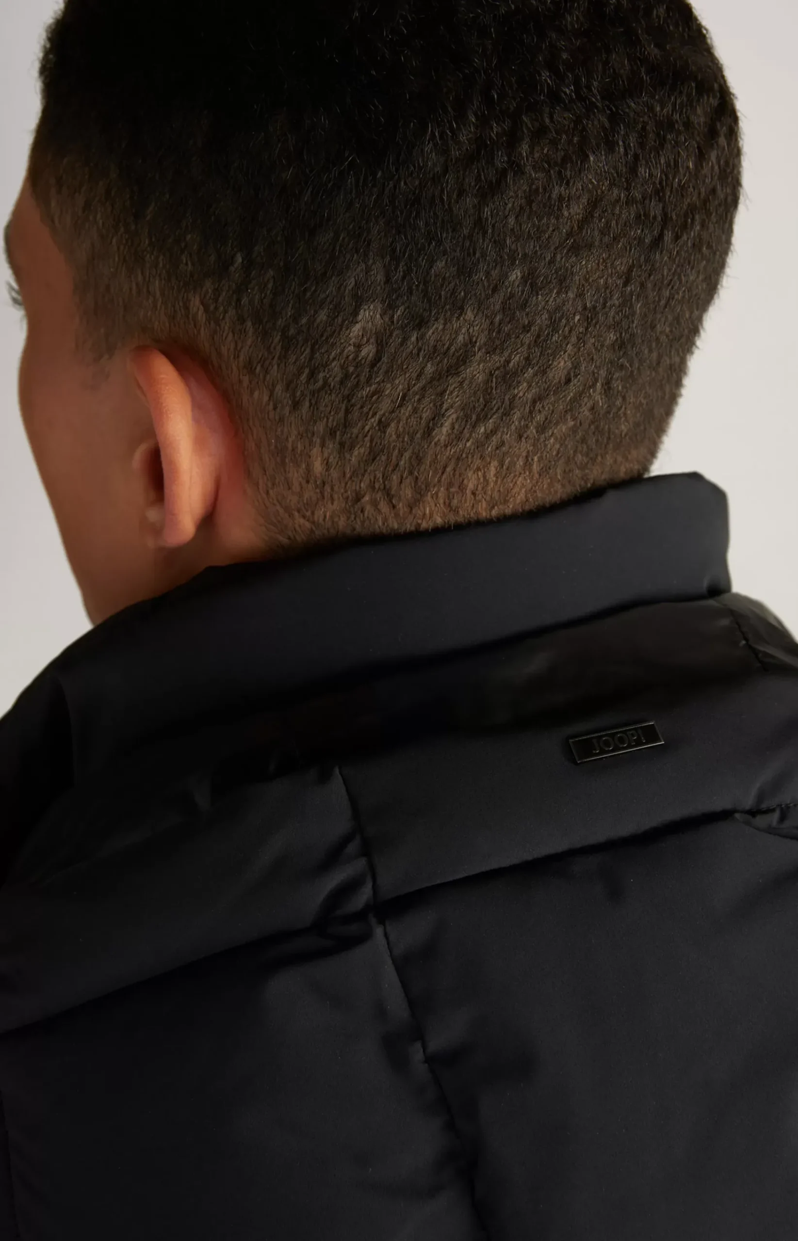Winsten Quilted Coat in Black
