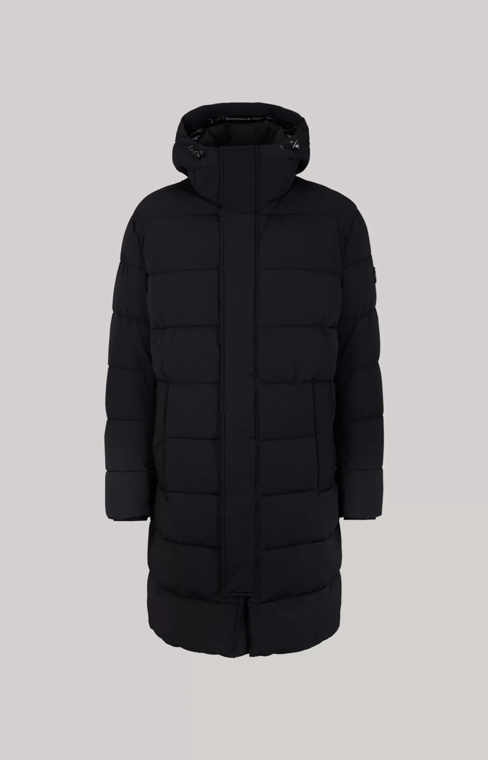 Winsten Quilted Coat in Black