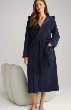 Women’s bathrobe in dark blue
