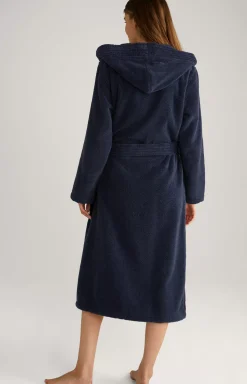 Women’s bathrobe in dark blue