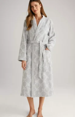 Women’s bathrobe in silver grey