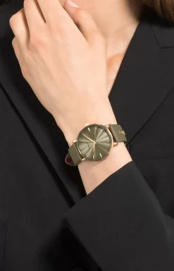 Women's Watch in Khaki/Gold