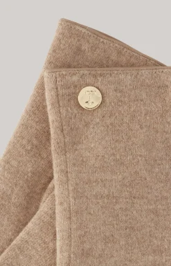 Wool Gloves in Beige Melange