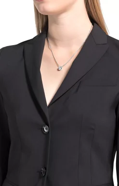 Zirconia necklace in silver