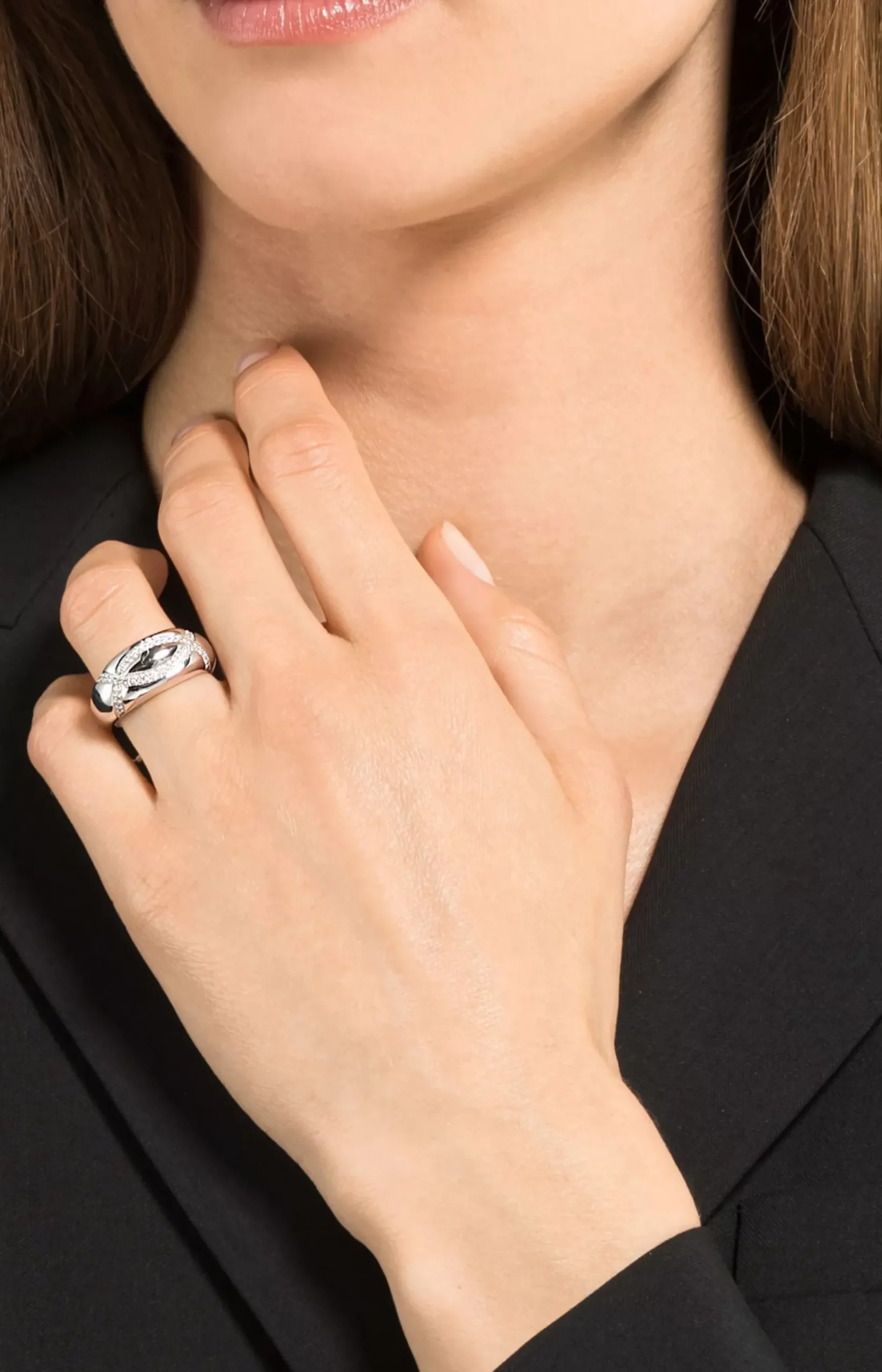 Zirconia Ring in Silver